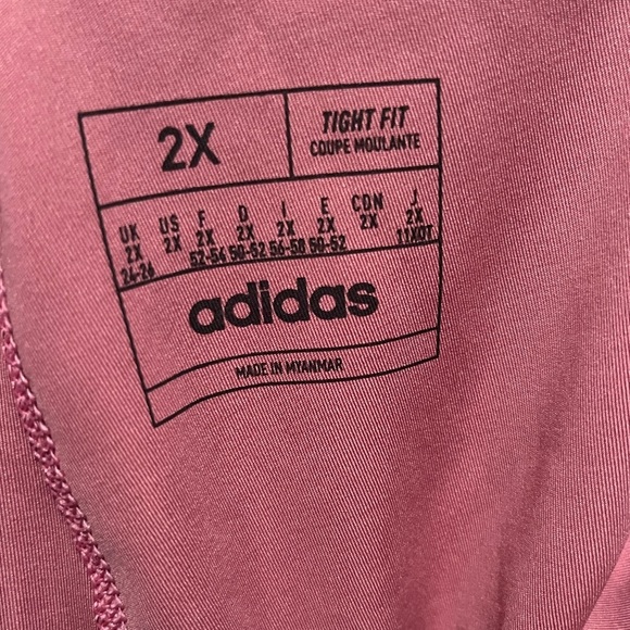 Plus Size adidas Optime Stash Pocket 7/8 Training Leggings - Picture 10 of 10